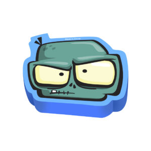 Goma de borrar lápiz Zombiff