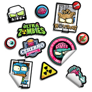 Plancha de Stickers decorativos